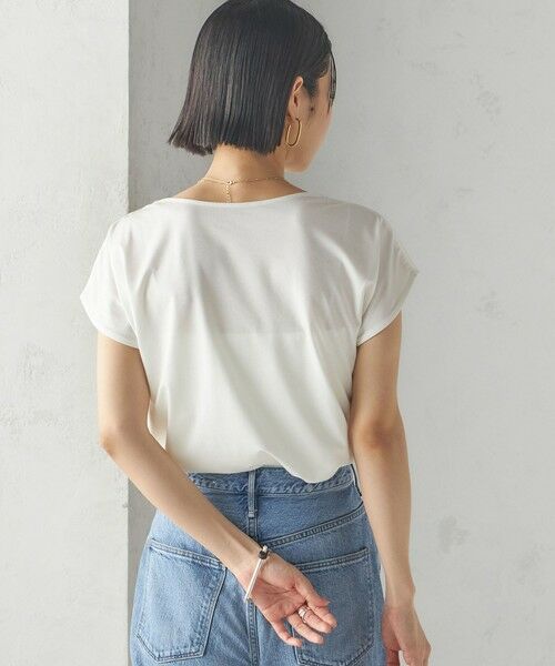 SHIPS / シップス Tシャツ | 〈手洗い可能〉SORONA(R) ボートネック TEE | 詳細22