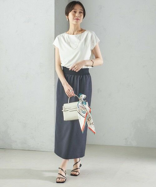 SHIPS / シップス Tシャツ | 〈手洗い可能〉SORONA(R) ボートネック TEE | 詳細5