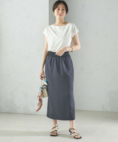 SHIPS / シップス Tシャツ | 〈手洗い可能〉SORONA(R) ボートネック TEE | 詳細6