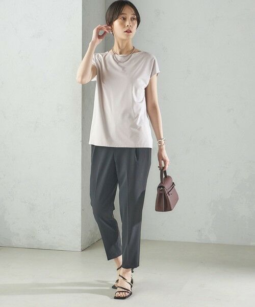 SHIPS / シップス Tシャツ | 〈手洗い可能〉SORONA(R) ボートネック TEE | 詳細28