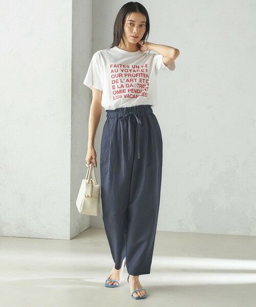 SHIPS / シップス Tシャツ | SHIPS Primary Navy Label:ロゴ TEE | 詳細1