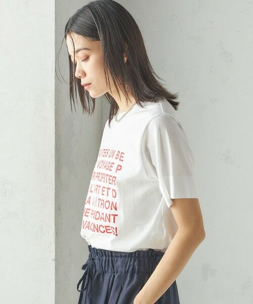 SHIPS / シップス Tシャツ | SHIPS Primary Navy Label:ロゴ TEE | 詳細10