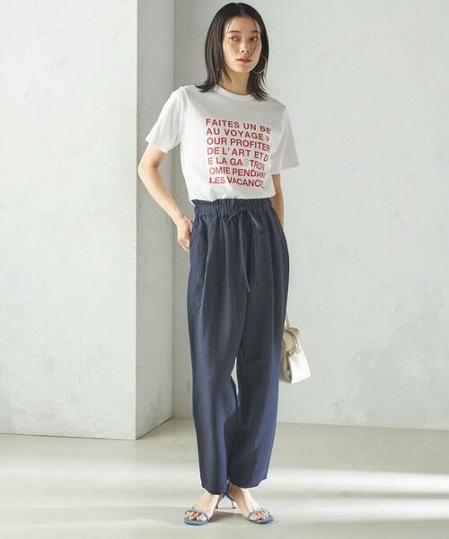 SHIPS / シップス Tシャツ | SHIPS Primary Navy Label:ロゴ TEE | 詳細6