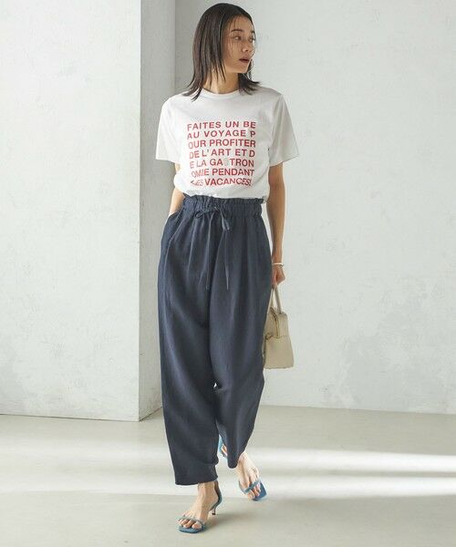 SHIPS / シップス Tシャツ | SHIPS Primary Navy Label:ロゴ TEE | 詳細7