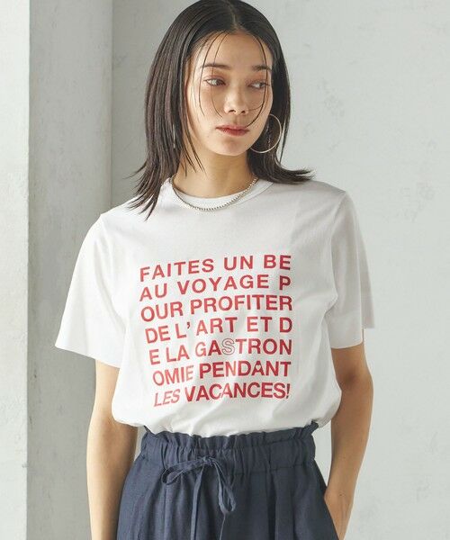 SHIPS / シップス Tシャツ | SHIPS Primary Navy Label:ロゴ TEE | 詳細8