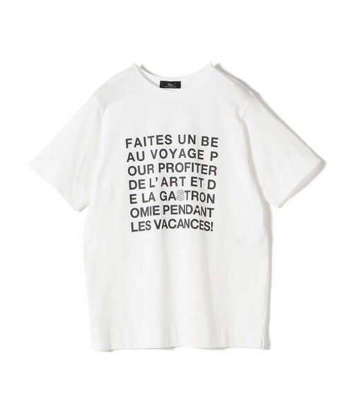SHIPS for women/シップスウィメン SHIPS Primary Navy Label:ロゴ TEE ホワイト系 ONE SIZE SHIPS for women/シップスウィメン SHIPS Primary Navy Label:ロゴ TEE ホワイト系 ONE SIZE