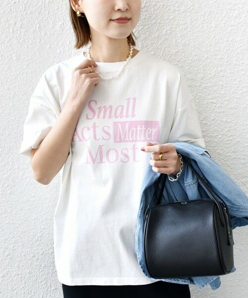 SHIPS / シップス Tシャツ | 【SHIPS別注】81BRANCA:ロゴ 5分袖 TEE | 詳細5