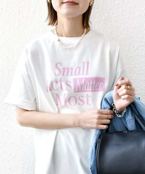 SHIPS別注】81BRANCA:ロゴ 5分袖 TEE （Tシャツ）｜SHIPS for