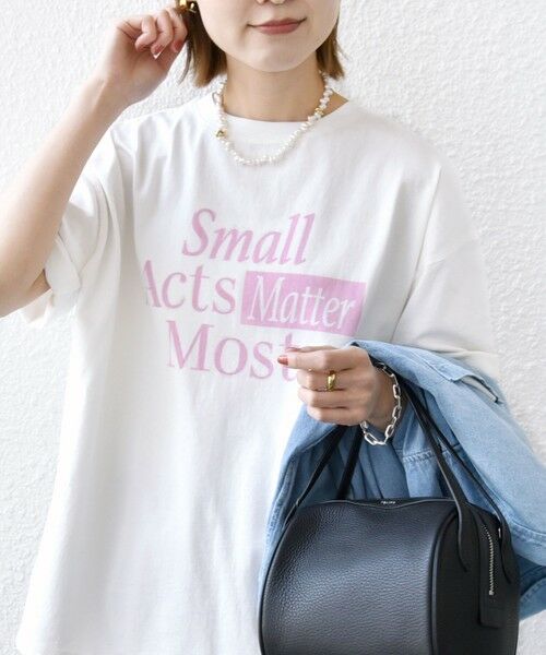 SHIPS for women/シップスウィメン 【SHIPS別注】81BRANCA:ロゴ 5分袖 TEE ホワイト ONE SIZE SHIPS for women/シップスウィメン 【SHIPS別注】81BRANCA:ロゴ 5分袖 TEE ホワイト ONE SIZE