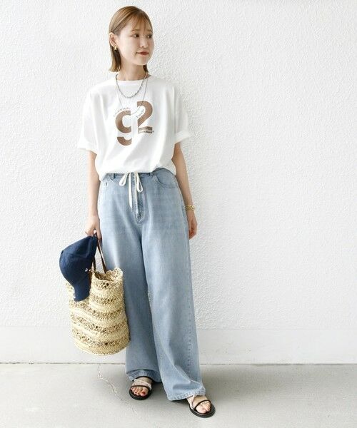 SHIPS / シップス Tシャツ | 【SHIPS別注】81BRANCA:ロゴ 5分袖 TEE | 詳細13