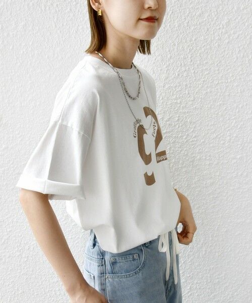 SHIPS別注】81BRANCA:ロゴ 5分袖 TEE （Tシャツ）｜SHIPS for