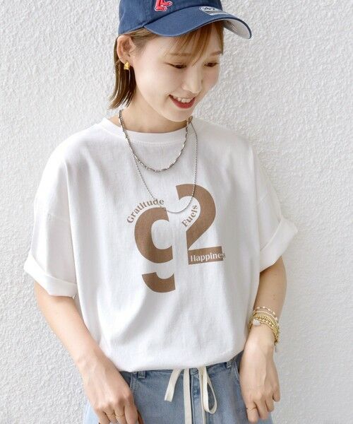SHIPS / シップス Tシャツ | 【SHIPS別注】81BRANCA:ロゴ 5分袖 TEE | 詳細20