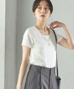 SHIPS / シップス Tシャツ | 〈手洗い可能〉SORONA(R) クルーネック TEE