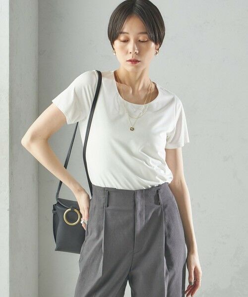 SHIPS / シップス Tシャツ | 〈手洗い可能〉SORONA(R) クルーネック TEE | 詳細14