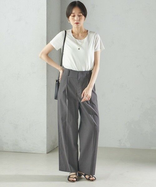 SHIPS / シップス Tシャツ | 〈手洗い可能〉SORONA(R) クルーネック TEE | 詳細3