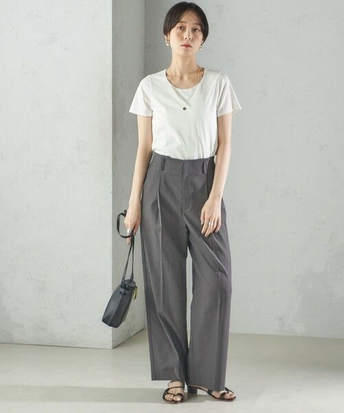 SHIPS / シップス Tシャツ | 〈手洗い可能〉SORONA(R) クルーネック TEE | 詳細8