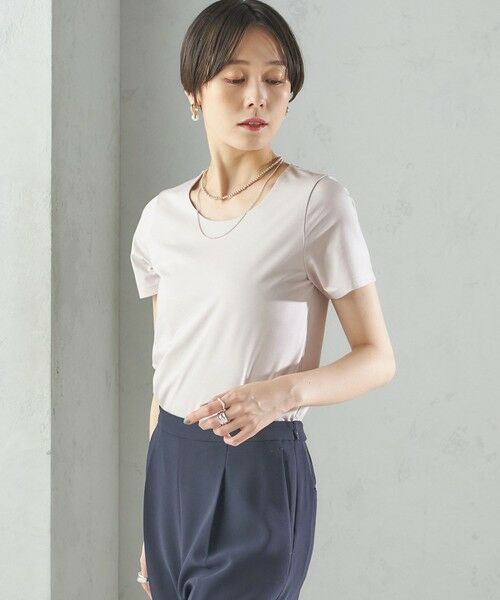 SHIPS / シップス Tシャツ | 〈手洗い可能〉SORONA(R) クルーネック TEE | 詳細23