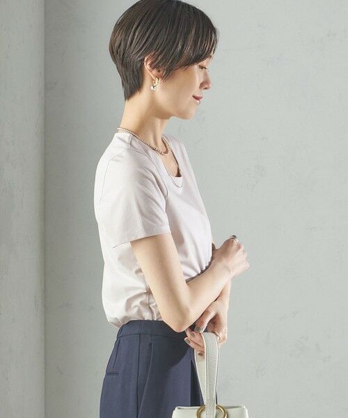 SHIPS / シップス Tシャツ | 〈手洗い可能〉SORONA(R) クルーネック TEE | 詳細27