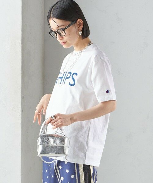 SHIPS / シップス Tシャツ | 【SHIPS別注】Champion: SHIPS LOGO プリント TEE | 詳細8