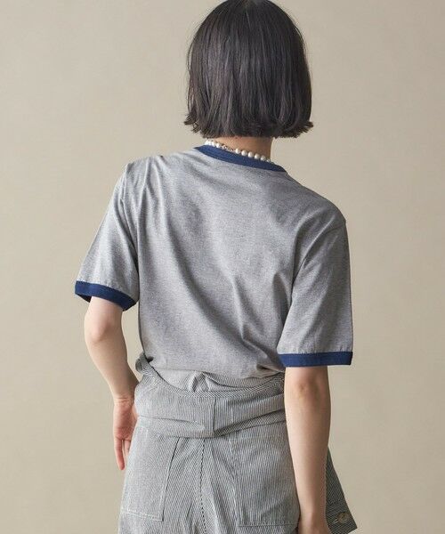 SHIPS / シップス Tシャツ | SHIPS NINE CASE:〈洗濯機可能〉プリント リンガー TEE | 詳細11