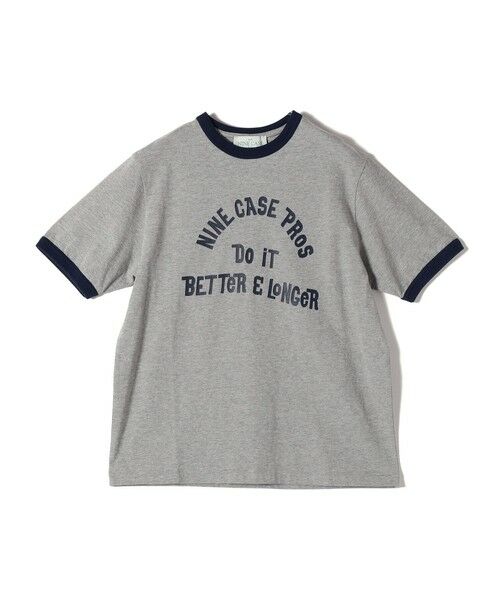SHIPS / シップス Tシャツ | SHIPS NINE CASE:〈洗濯機可能〉プリント リンガー TEE | 詳細15