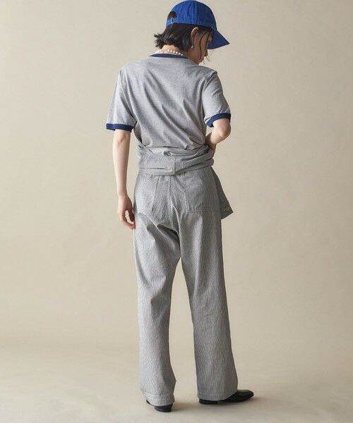 SHIPS / シップス Tシャツ | SHIPS NINE CASE:〈洗濯機可能〉プリント リンガー TEE | 詳細4