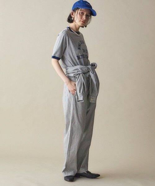 SHIPS / シップス Tシャツ | SHIPS NINE CASE:〈洗濯機可能〉プリント リンガー TEE | 詳細5