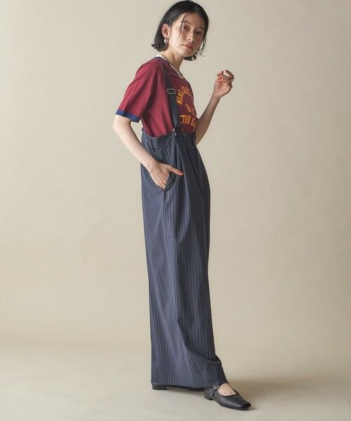 SHIPS / シップス Tシャツ | SHIPS NINE CASE:〈洗濯機可能〉プリント リンガー TEE | 詳細23