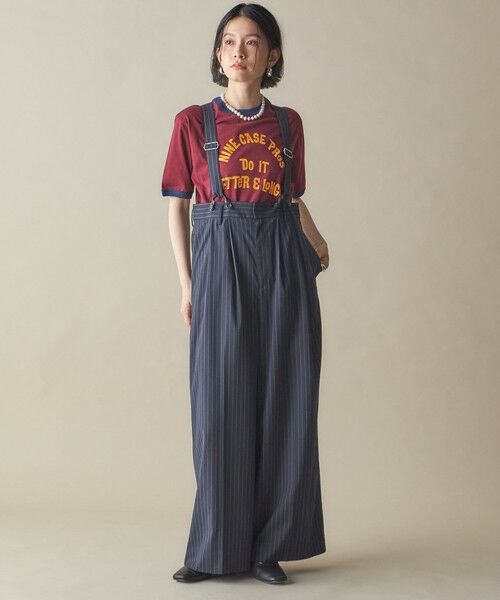 SHIPS / シップス Tシャツ | SHIPS NINE CASE:〈洗濯機可能〉プリント リンガー TEE | 詳細24