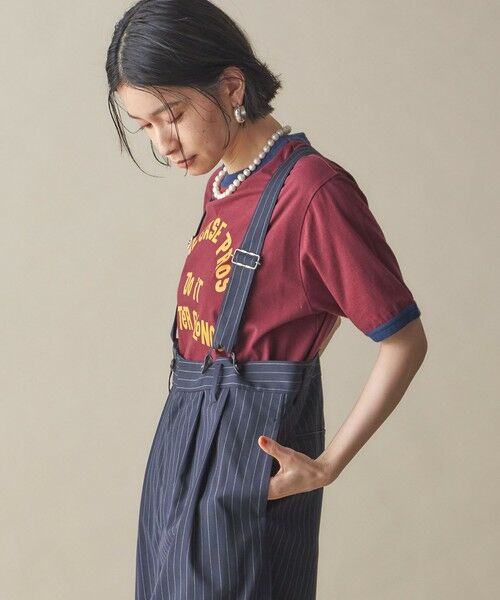 SHIPS / シップス Tシャツ | SHIPS NINE CASE:〈洗濯機可能〉プリント リンガー TEE | 詳細26