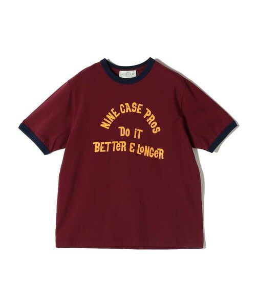 SHIPS / シップス Tシャツ | SHIPS NINE CASE:〈洗濯機可能〉プリント リンガー TEE | 詳細29