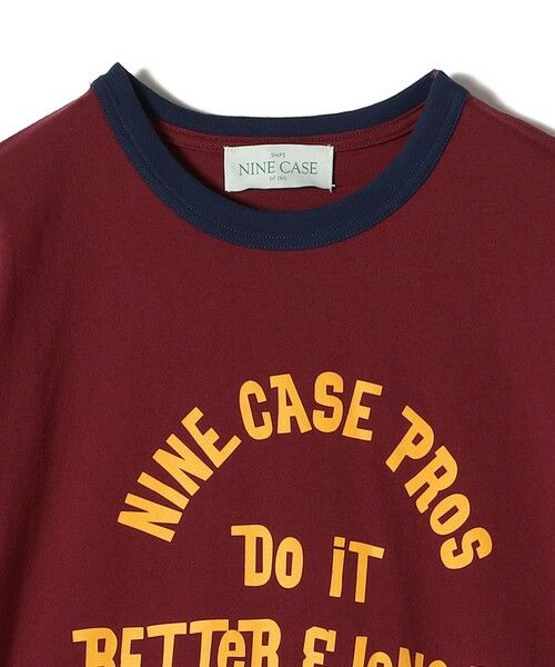 SHIPS / シップス Tシャツ | SHIPS NINE CASE:〈洗濯機可能〉プリント リンガー TEE | 詳細30
