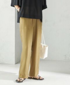 SHIPS / シップス その他パンツ | 〈手洗い可能〉キュプラ混 ツイル ポケット パンツ