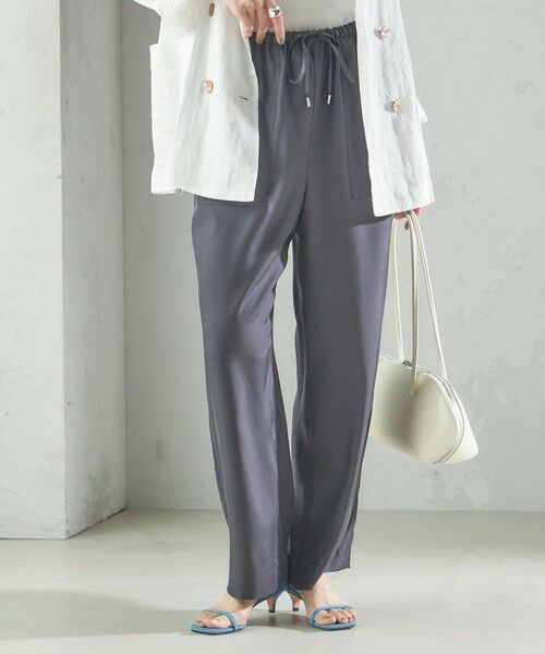 SHIPS / シップス その他パンツ | 〈手洗い可能〉キュプラ混 ツイル ポケット パンツ | 詳細11