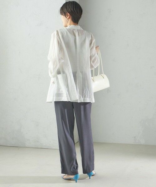 SHIPS / シップス その他パンツ | 〈手洗い可能〉キュプラ混 ツイル ポケット パンツ | 詳細3