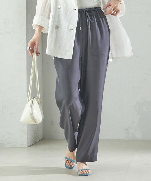 SHIPS / シップス その他パンツ | 〈手洗い可能〉キュプラ混 ツイル ポケット パンツ | 詳細6