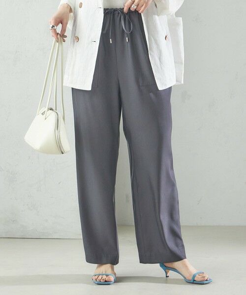 SHIPS / シップス その他パンツ | 〈手洗い可能〉キュプラ混 ツイル ポケット パンツ | 詳細7