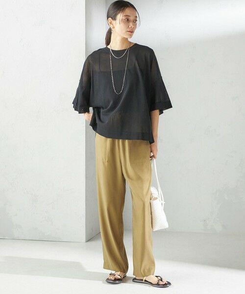 SHIPS / シップス その他パンツ | 〈手洗い可能〉キュプラ混 ツイル ポケット パンツ | 詳細22