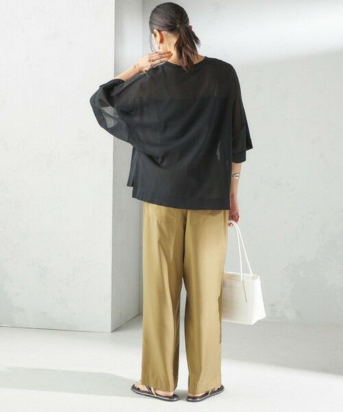 SHIPS / シップス その他パンツ | 〈手洗い可能〉キュプラ混 ツイル ポケット パンツ | 詳細24