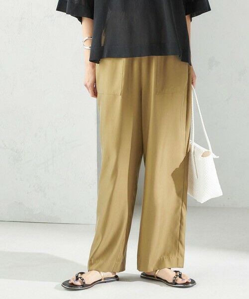 SHIPS / シップス その他パンツ | 〈手洗い可能〉キュプラ混 ツイル ポケット パンツ | 詳細27