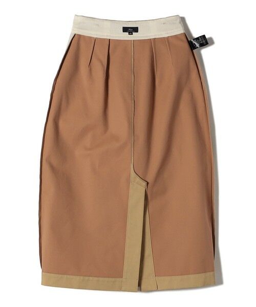 SHIPS / シップス ミニ・ひざ丈スカート | SHIPS Primary Navy Label:コットン チノ コクーン スカート: | 詳細3