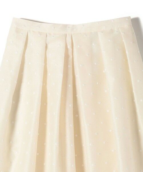 SHIPS / シップス ロング・マキシ丈スカート | 〈手洗い可能〉オーガンジー ドット 刺繍 フレア スカート | 詳細13