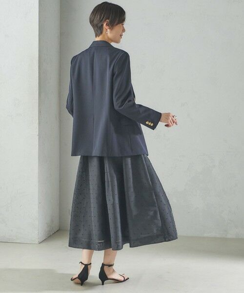 SHIPS / シップス ロング・マキシ丈スカート | 〈手洗い可能〉オーガンジー ドット 刺繍 フレア スカート | 詳細24