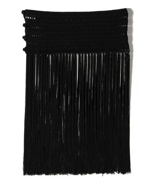 SHIPS / シップス ミニ・ひざ丈スカート | 【SHIPS別注】BINDU:ラップ フリンジ スカート | 詳細1