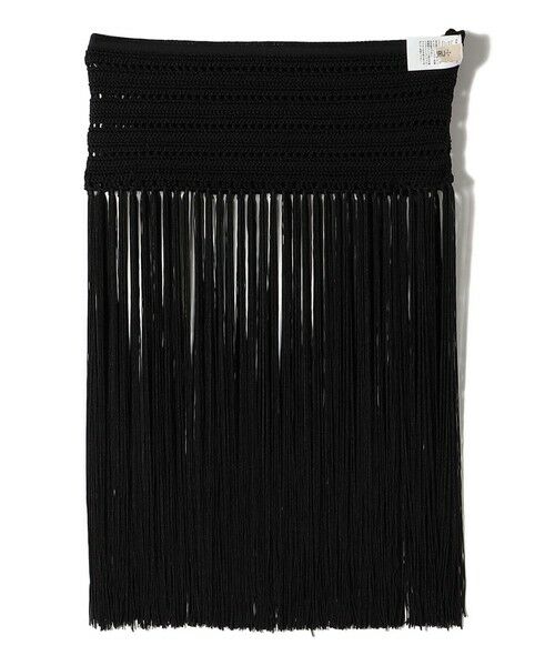 SHIPS / シップス ミニ・ひざ丈スカート | 【SHIPS別注】BINDU:ラップ フリンジ スカート | 詳細2