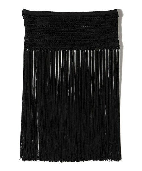 SHIPS / シップス ミニ・ひざ丈スカート | 【SHIPS別注】BINDU:ラップ フリンジ スカート | 詳細3