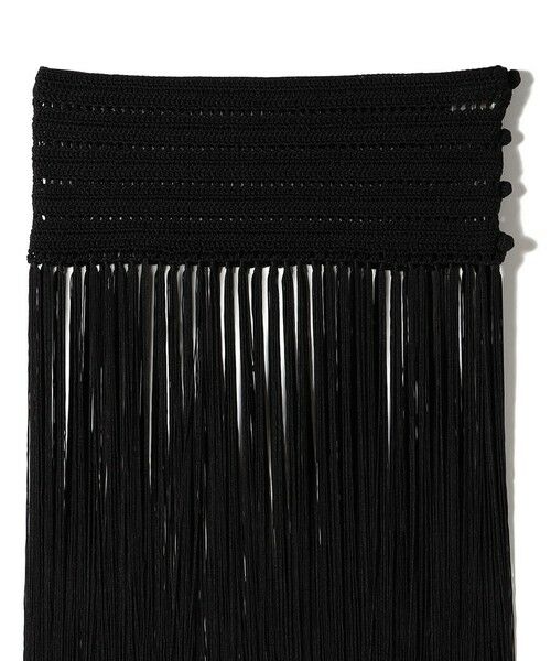 SHIPS / シップス ミニ・ひざ丈スカート | 【SHIPS別注】BINDU:ラップ フリンジ スカート | 詳細4