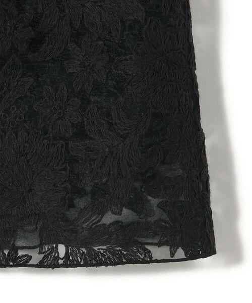 SHIPS / シップス ミニ・ひざ丈スカート | シアー エンブロイダリー スカート | 詳細21