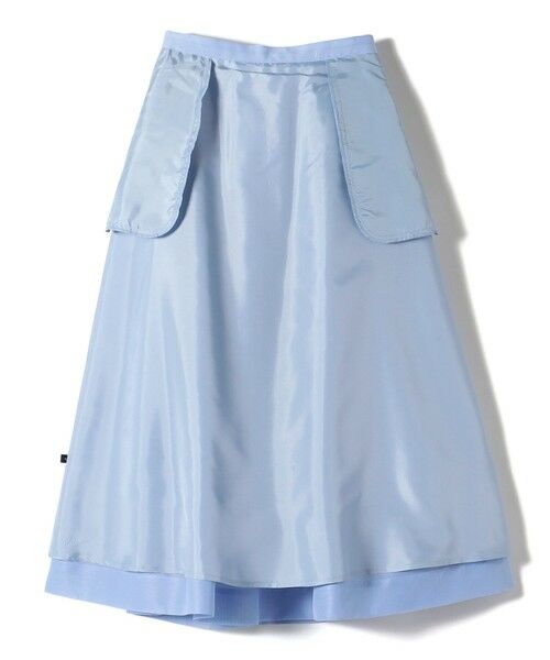 SHIPS / シップス ロング・マキシ丈スカート | 〈手洗い可能〉オーガンジー タック フレア スカート | 詳細13