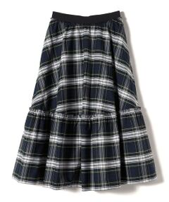SHIPS / シップス ロング・マキシ丈スカート | 【SHIPS別注】Nell:〈手洗い可能〉タータン チェック